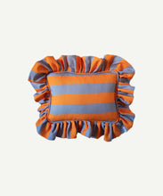 Load image into Gallery viewer, BESPOKE STRIPE RECTANGLE FRILLED CUSHION